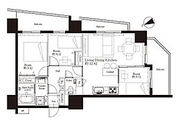 間取図画像 3LDK