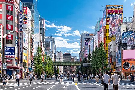 日本屈指の電気街として知られる秋葉原は徒歩圏内!秋葉原駅は複数路線が利用できます!