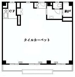 南平台アジアマンション ワンルームの間取図画像