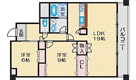 プレミール桃山台 301 ｜ 大阪府豊中市上新田３丁目（賃貸マンション2LDK・3階・76.39㎡） その2