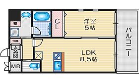 プレジオ江坂II 406 ｜ 大阪府吹田市南吹田５丁目（賃貸マンション1LDK・4階・34.65㎡） その2