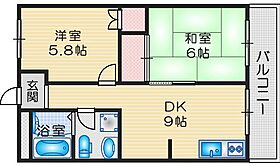 パークサイド前田 103 ｜ 大阪府豊中市長興寺南４丁目（賃貸マンション2LDK・1階・44.00㎡） その2