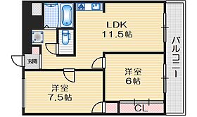 スカイハイツIKEDA 301 ｜ 大阪府豊中市箕輪１丁目（賃貸マンション2LDK・3階・53.00㎡） その2