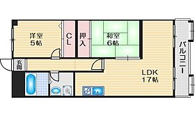 ハイツ吉祥 604 ｜ 大阪府吹田市江坂町１丁目（賃貸マンション2LDK・6階・67.94㎡） その2