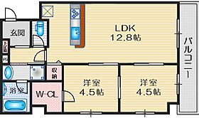 Ｓｔａｙ　ｅｓａｋａ 201 ｜ 大阪府吹田市江坂町３丁目（賃貸マンション2LDK・2階・50.34㎡） その2