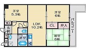 グリーンパレス千里中央A棟 207 ｜ 大阪府豊中市上新田２丁目（賃貸マンション3LDK・2階・60.48㎡） その2