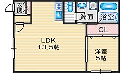 間取図画像 1LDK