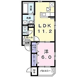 間取図画像 1LDK