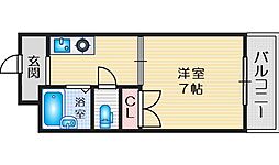 メゾンセレニテ 1DKの間取図画像