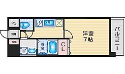 ファーストフィオーレ江坂江の木町パークサイド 1Kの間取図画像