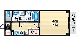 グランカーサ緑地公園 1Kの間取図画像