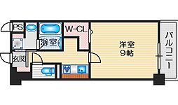 レジデンス南桜塚 1Kの間取図画像