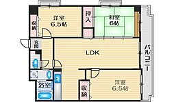 ボヌール千里中央 3LDKの間取図画像