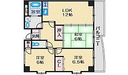 カルムドイ 3LDKの間取図画像