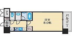 PARKFLATSESAKA 1Kの間取図画像