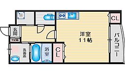 三功ビル ワンルームの間取図画像