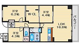 インプルーブ緑地公園 3LDKの間取図画像