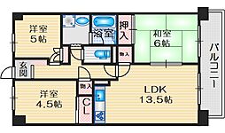 桜塚パーク・マンション 3LDKの間取図画像
