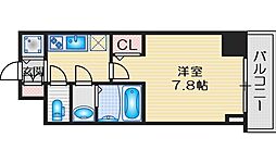 サムティ江坂レガーロ 1Kの間取図画像