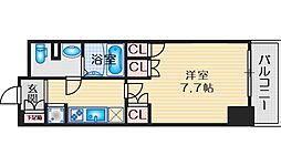 COMFORIA江坂 1Kの間取図画像