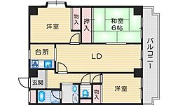 ステラハイツ千里 3LDKの間取図画像