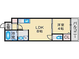 FaseciaLaud 1LDKの間取図画像