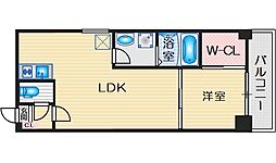Ra Grande吹田泉町 1LDKの間取図画像