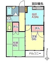 松田アパート 302 ｜ 大分県別府市野田5（賃貸アパート2K・3階・37.10㎡） その2