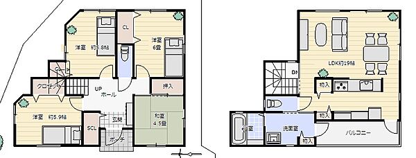 間取りを拡大表示