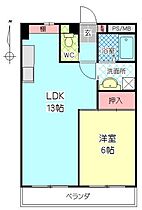 カーサいづみ 206 ｜ 大分県大分市古国府3丁目11-32（賃貸アパート1LDK・2階・39.60㎡） その2