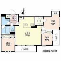 Shamaison　Ryuju 203 ｜ 大分県大分市中島西2丁目7-10（賃貸アパート3LDK・2階・87.92㎡） その2