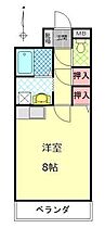 コーポツルハ 403 ｜ 大分県大分市大字片島1-7（賃貸アパート1R・4階・25.92㎡） その2