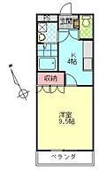 エタニティ古国府 205 ｜ 大分県大分市古国府3丁目11-34（賃貸アパート1K・2階・30.96㎡） その2