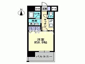 ハアラン高柳  ｜ 岡山県岡山市北区高柳西町（賃貸マンション1K・2階・27.81㎡） その2