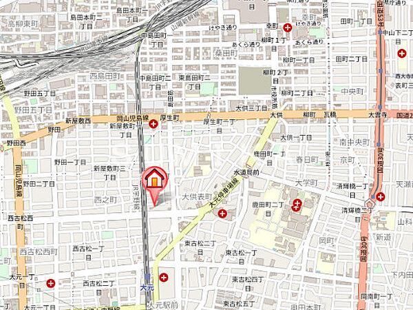 アルファレガロ西古松 ｜岡山県岡山市北区西古松(賃貸マンション1LDK・8階・39.57㎡)の写真 その17