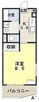 トパーズ白石  ｜ 岡山県岡山市北区平田（賃貸マンション1K・3階・27.60㎡） その2