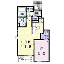 ラ・カーサ・エテルノ　Ａ  ｜ 岡山県岡山市北区西辛川（賃貸アパート1LDK・1階・45.19㎡） その2