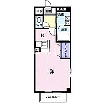 マーベラスK1B 101 ｜ 岡山県岡山市北区田中（賃貸アパート1K・1階・30.24㎡） その2