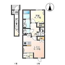 仮）スターテラスII　乙多見  ｜ 岡山県岡山市中区乙多見（賃貸アパート1LDK・2階・42.82㎡） その2