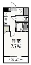 パラッツォ・ミキ  ｜ 岡山県岡山市北区奉還町1丁目（賃貸マンション1K・3階・23.45㎡） その2