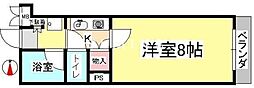 イマージュ・シャトー 10階1Kの間取り