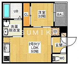 間取図画像 1LDK
