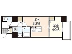 MAYFAIR田町 1LDKの間取図画像