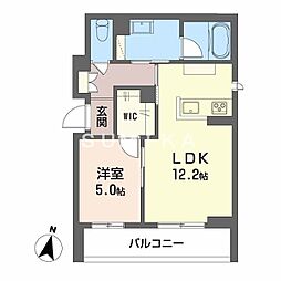 アイビー 1LDKの間取図画像