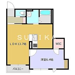 桔梗乃館 2LDKの間取図画像