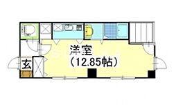 LABLaCORE丸の内 1Kの間取図画像