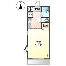 フルハウス 1Kの間取図画像