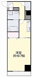 レーベルシャトー 1Kの間取図画像