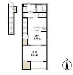 一寿庵 nagomi 1LDKの間取図画像
