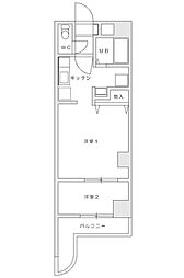 グリフィンコタニ ワンルームの間取図画像